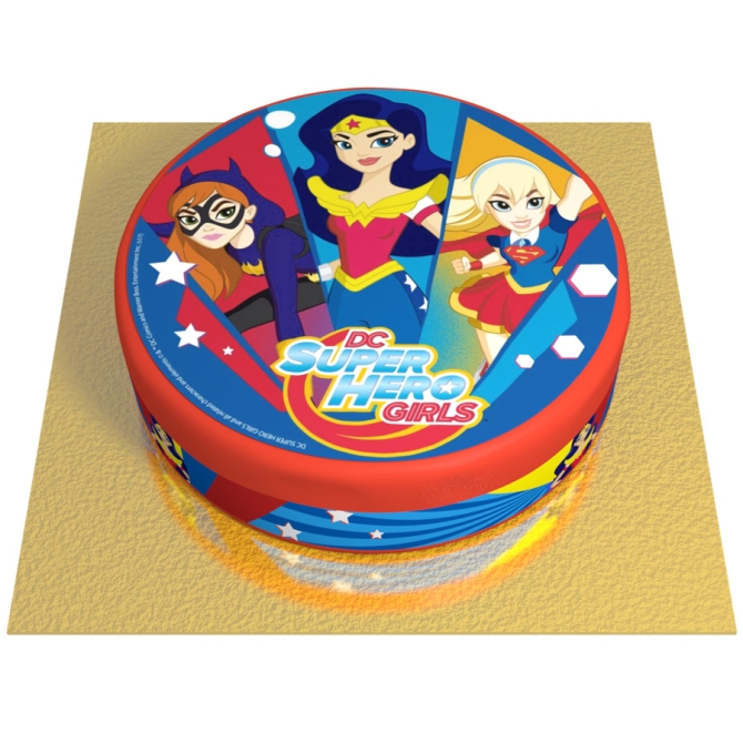 Tarta Super Hero Girls -  20 cm 