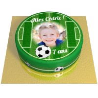 Tarta Campo de Ftbol Personalizable -  20 cm Vainilla