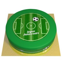 Tarta Campo de Ftbol -  26 cm Vainilla