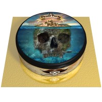 Tarta Pirata Isla Fantasma -  20 cm