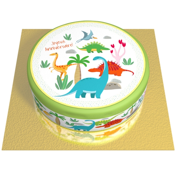 Tarta Dino Colors -  20 cm 