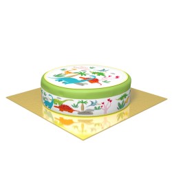 Tarta Dino Colors -  20 cm. n1