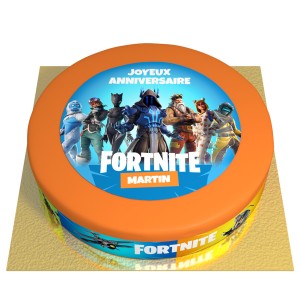 Tarta Fortnite personalizable -  26 cm