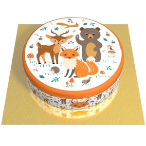 Tarta Animales del Bosque -  20 cm