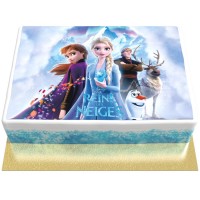 Tarta Frozen - 26 x 20 cm Vainilla
