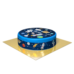 Tarta Espacio personalizable -  20 cm. n1