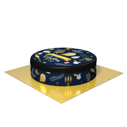 Tarta de Aprendiz de Brujo personalizable - Ø 20 cm. n°1