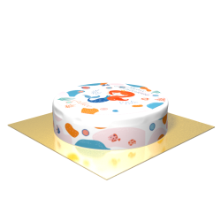 Tarta Sirena Personalizable -  20 cm. n1