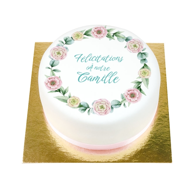 BuenoCake Felicitaciones Personalizables - Ø 14 cm 