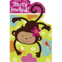 8 invitaciones de amor de mono