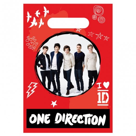 8 bolsas de regalo One Direction 