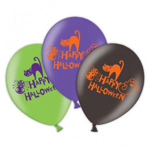 6 Globos Feliz Halloween