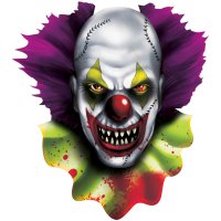 Decoracin de payaso malvado