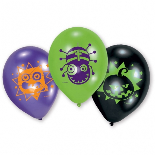 6 globos de Halloween para niños 