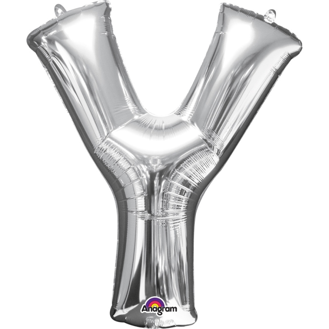 Globo Letra Y Plata (35cm) 