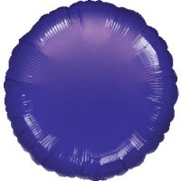 Globo Disco Metlico Morado (43 cm)