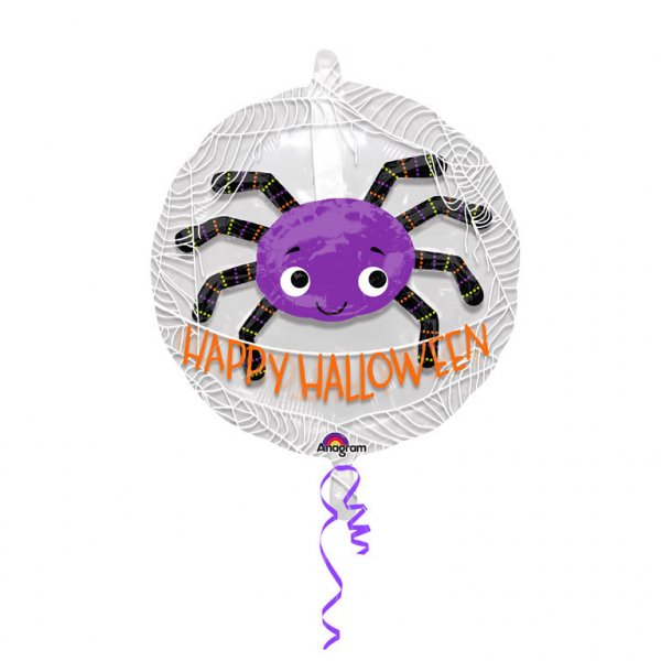 Globo Doble Araa Feliz Halloween - Maxi (60cm) 