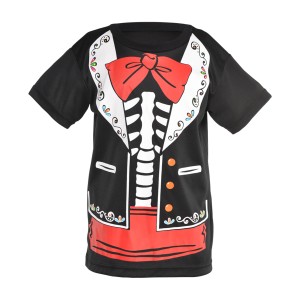 Camiseta Dia de Muertos (Calavera) - Talla 8/10 aos