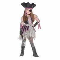 Disfraz de Miss Pirata Zombie 4-6 aos