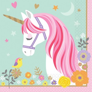 16 Servilletas Unicornio Mgico