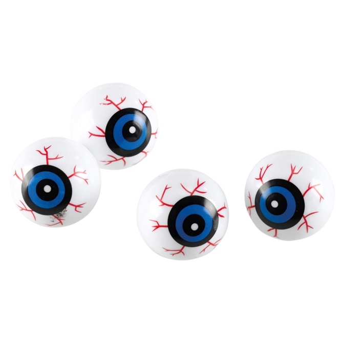 6 bolas ojos ensangrentados (3 cm) 