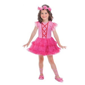 Disfraz de bailarina rosa (3-6 aos)
