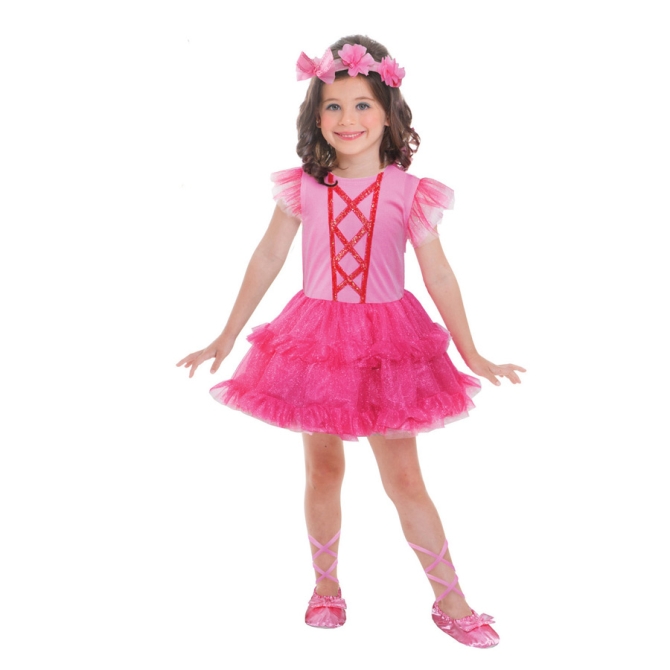 Disfraz de bailarina rosa (3-6 años) 
