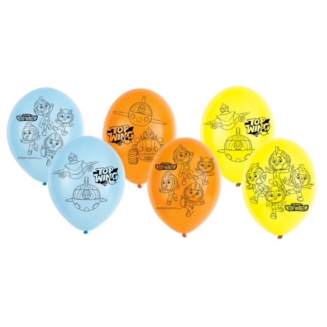 6 globos Top Wings 