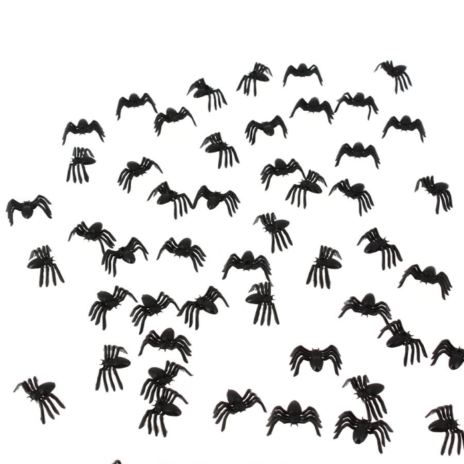 50 Mini Arañas - Halloween 