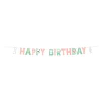 Guirnalda de letras Happy Birthday Hello Pets