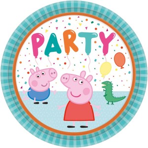 8 Platos - Fiesta Peppa Pig