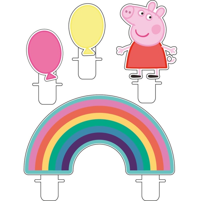 4 Velas - Fiesta Peppa Pig 