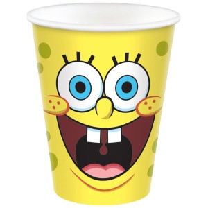 8 vasos de Bob Esponja