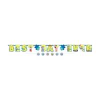 Guirnalda grande con letras de Bob Esponja Best Day Ever