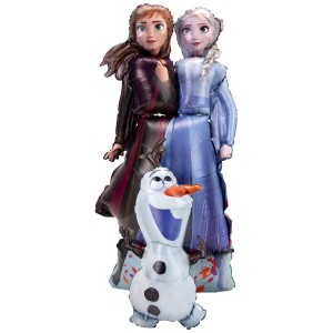 Globo Gigante Elsa, Anna y Olaf Airwalkers - Frozen 2