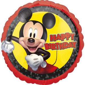 Globo Plano MickeyFeliz Cumpleaos