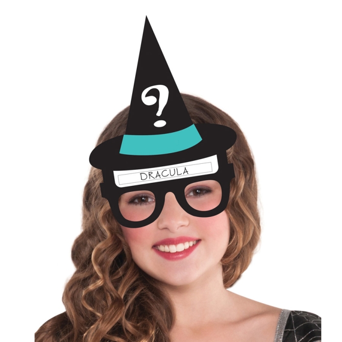 Juego - Gafas de Bruja "Quin soy yo?" Vspera de Todos los Santos 