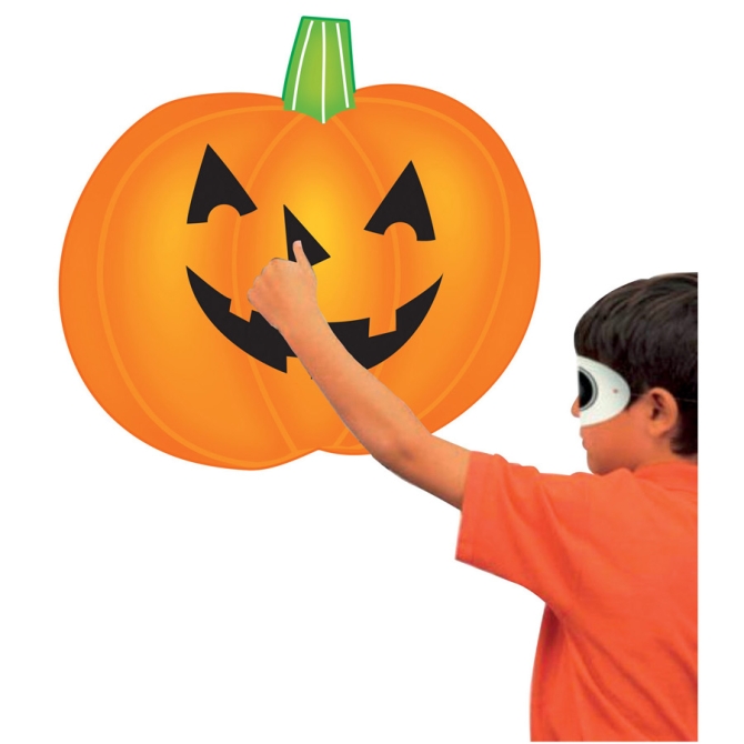 Juego de Halloween Cara de Calabaza 