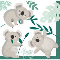 16 servilletas de koala