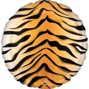 Globo plano tigre - 43 cm