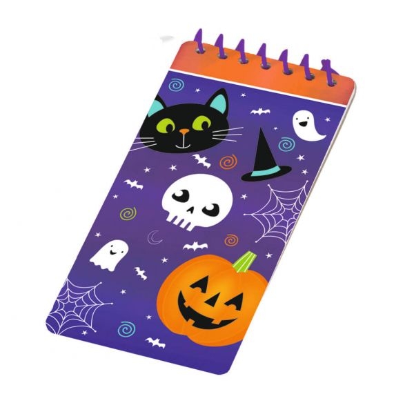 4 Cuadernos (10 cm) Halloween Spooky 