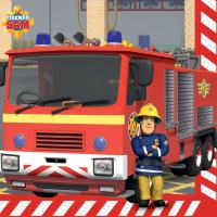 16 Servilletas Sam el bombero