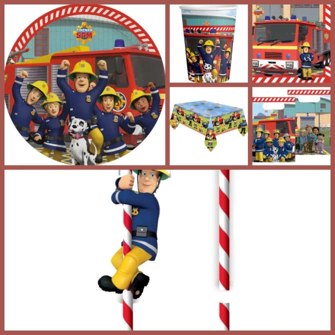 Grande Party Box Sam el Bombero 