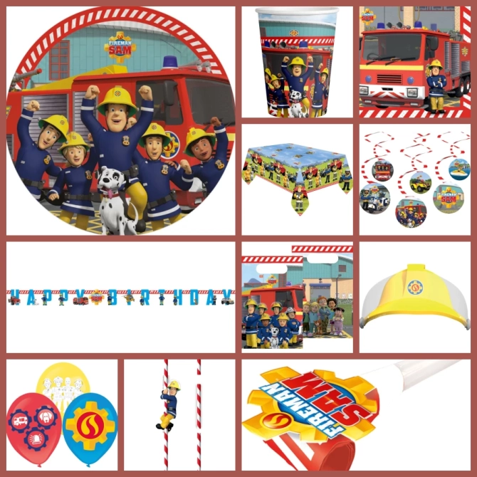 Maxi Party Box Sam el Bombero 
