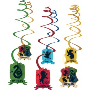 6 Guirnaldas Espiral Harry Potter Houses