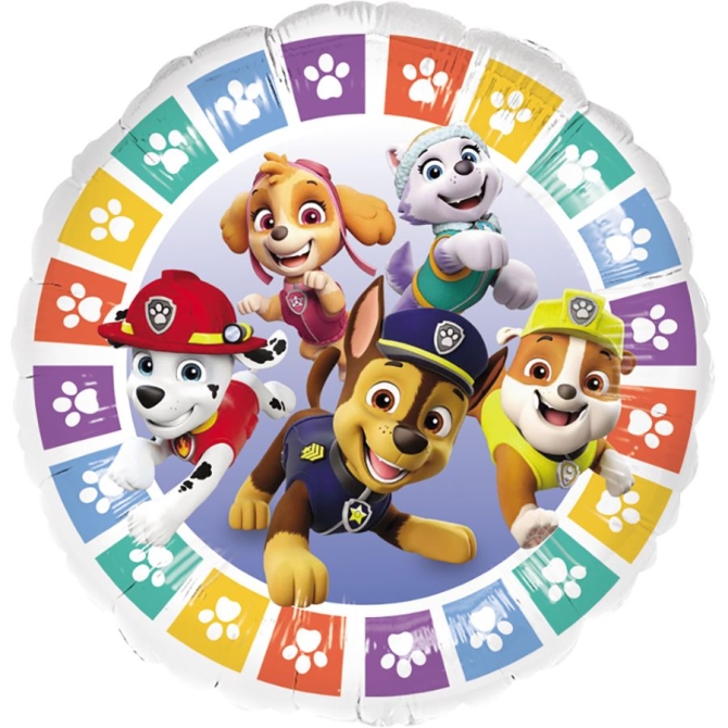 Globo de Aluminio Paw Patrol -  43 cm 