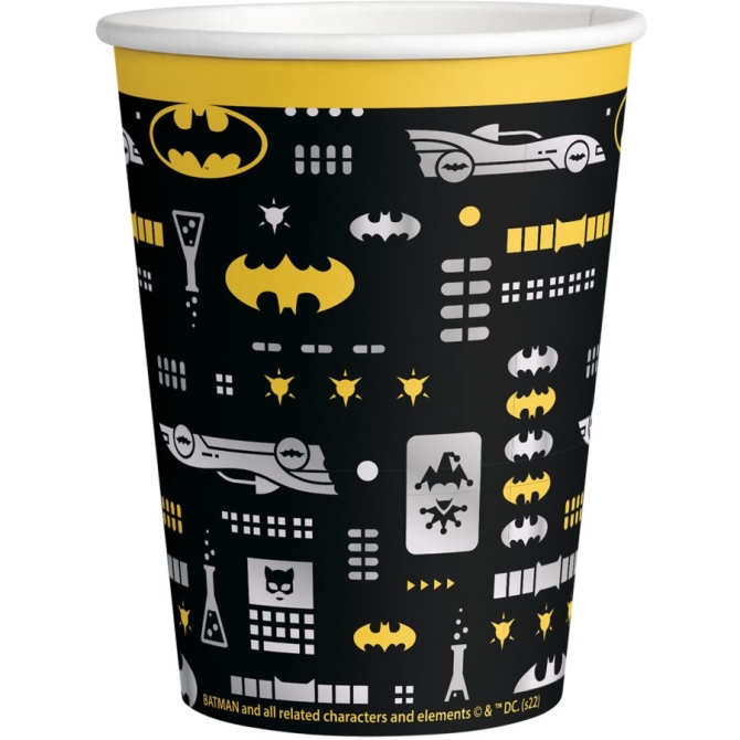 8 Vasos Batman Round 