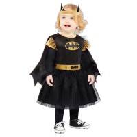 Disfraz Vestido Batgirl Talla 2-3 aos
