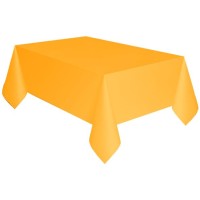 Mantel de Papel 274 cm - Amarillo