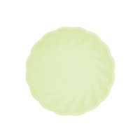6 Platos Pequeos - Verde Pastel